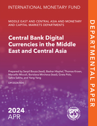 Central Bank Digital Currencies in the Middle East and Central Asia