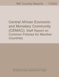 Central African Economic and Monetary Community (CEMAC): 2013 Staff Report on Common Policies for Member Countries