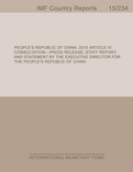 People’s Republic of China : Staff Report for the 2015 Article IV Consultation