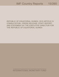 Republic of Equatorial Guinea : 2015 Article IV Consultation-Press Release; Staff Report; and Statement by the Executive Director for the Republic of Equatorial Guinea
