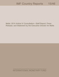 Malta: 2014 Article IV Consultation-Staff Report; Press Release; and Statement by the Executive Director for Malta