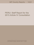 Peru: Staff Report for the 2013 Article IV Consultation