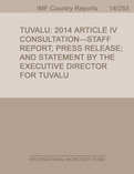 Tuvalu: 2014 Article IV Consultation - Staff Report; Press Release; and Statement by the Executive Director for Tuvalu