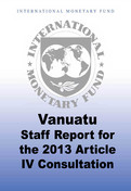Vanuatu: 2013 Article IV Consultation