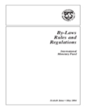 By-Laws, Rules and Regulations: 2006