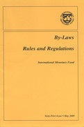 By-Laws, Rules and Regulations: 2009