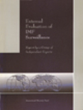 External Evaluation of IMF Surveillance