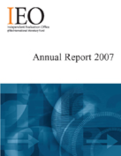 IEO Annual Report, 2007