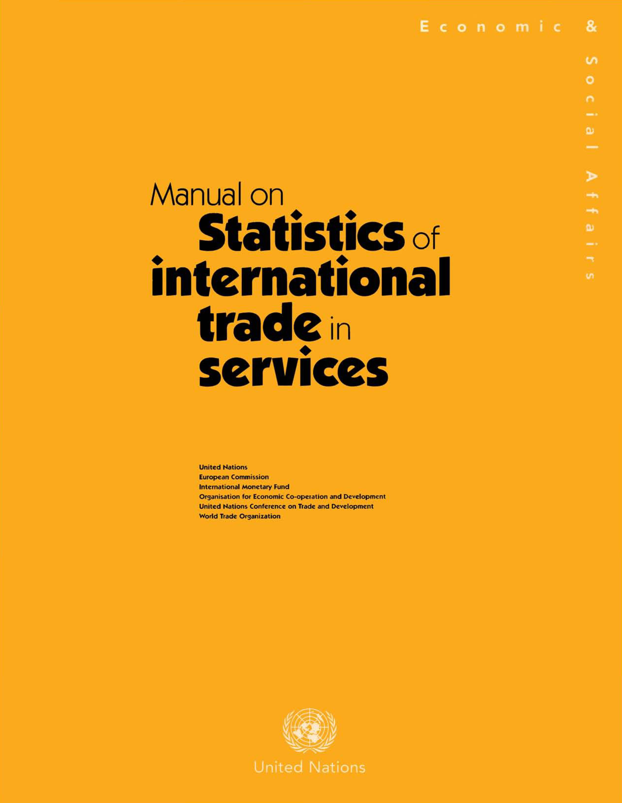 A Manual on Statistics of International Trade in Services | Paperback & E-Book for Sale