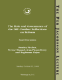 The Role and Governance of the IMF