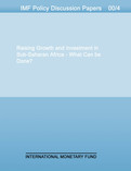 Raising Growth and Investment in Sub-Saharan Africa : What Can be Done?
