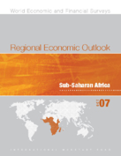 Regional Economic Outlook, October 2007, Sub-Saharan African