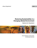 Restoring Sustainability in a Changing Global Environment