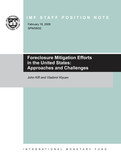 Foreclosure Mitigation Efforts in the United States : Approaches and Challenges