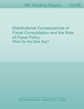 Distributional Consequences of Fiscal Consolidation and the Role of Fiscal Policy: What Do the Data Say?