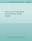 Solving and Estimating Indeterminate DSGE Models