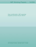 Does conditionality in IMF-supported programs promote revenue reform?