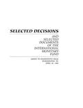 Selected Decisions Annex (14th Ed)
