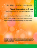 Wage Moderation in Crises : Policy Considerations and Applications to the Euro Area