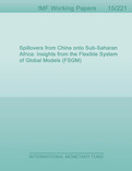 Spillovers from China onto Sub-Saharan Africa : Insights from the Flexible System of Global Models (FSGM)