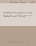 Democratic Republic of the Congo : 2015 Article IV Consultation-Press Release; Staff Report; and Statement by the Executive Director for Democratic Republic of the Congo