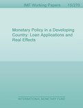 Monetary Policy in a Developing Country : Loan Applications and Real Effects
