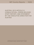 Austria : 2015 Article IV Consultation-Press Release; Staff Report; and Statement by the Executive Director for Austria
