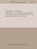 Romania : 2016 Article IV Consultation-Press Release; Staff Report; Informational Annex; and Statement by the Executive Director for Romania