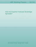 How do Experts Forecast Sovereign Spreads?