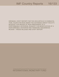 Grenada : Staff Report for the 2016 Article IV Consultation, Fourth Review Under the Extended Credit Facility, Request for Waiver of Non-Observance of a Performance Criterion, Request for Modification of a Performance Criterion and Financing Assurances Re