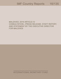 Maldives : 2016 Article IV Consultation-Press Release; Staff Report; and Statement by the Executive Director for Maldives