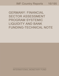 Germany : Financial Sector Assessment Program-Systemic Liquidity and Bank Funding-Technical Notes