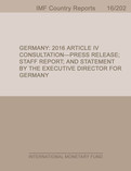 Germany : 2016 Article IV Consultation-Press Release; Staff Report; and Statement by the Executive Director for Germany