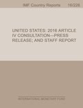 United States : 2016 Article IV Consultation-Press Release; and Staff Report