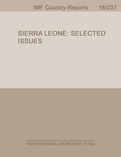 Sierra Leone : Sierra Leone: Selected Issues