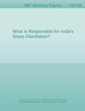 What is Responsible for India's Sharp Disinflation?