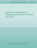 Monetary Transmission in Developing Countries : Evidence from India