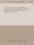 Georgia : Technical Assessment Report-Tax Administration Diagnostic Assessment Tool-Performance Assessment Report