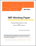 Emerging Market Corporate Leverage and Global Financial Conditions