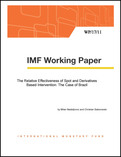 The Relative Effectiveness of Spot and Derivatives Based Intervention