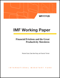 Financial Frictions and the Great Productivity Slowdown