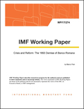 Crisis and Reform: The 1893 Demise of Banca Romana