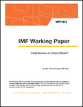 Credit Booms—Is China Different?