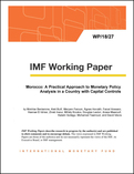 Morocco: A Practical Approach to Monetary Policy Analysis in a Country with Capital Controls