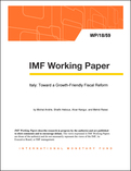 Italy: Toward a Growth-Friendly Fiscal Reform