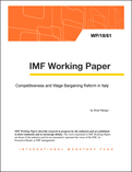 Competitiveness and Wage Bargaining Reform in Italy