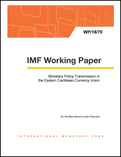 Monetary Policy Transmission in the Eastern Caribbean Currency Union
