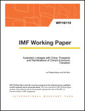 Australia's Linkages with China: Prospects and Ramifications of China's Economic Transition