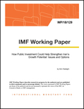 How Public Investment Could Help Strengthen Iran’s Growth Potential: Issues and Options