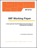 Is the Cycle the Trend? Evidence From the Views of International Forecasters